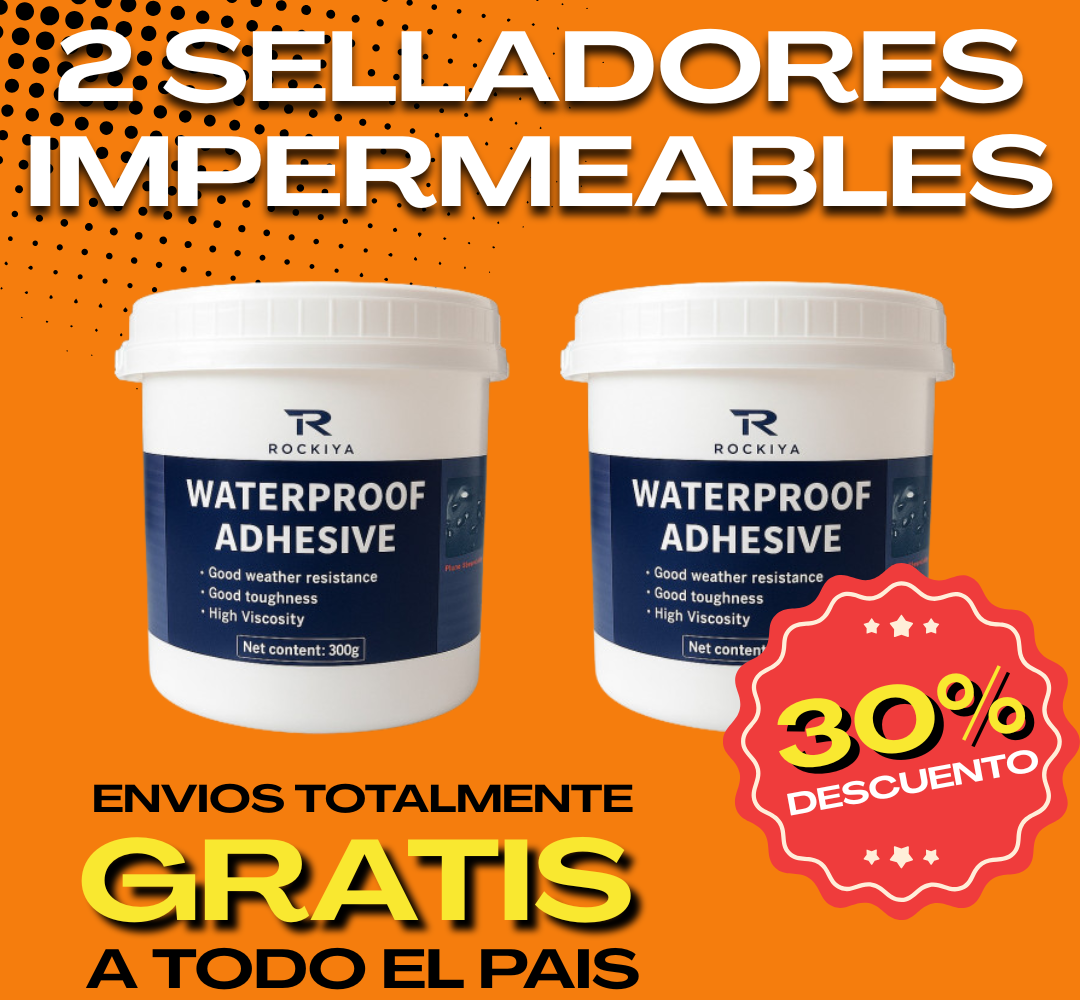 Selladores Impermeabilizante WaterSeal™ | ¡Sella filtraciones sin dañar el diseño! (2 UNIDADES)